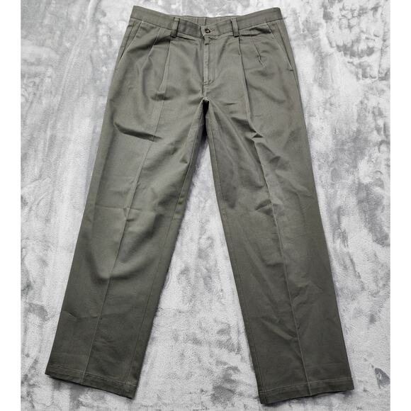 Dockers Other - Vintage Dockers Pants Mens W36 L32 Green Khaki Individual Fit Straight Stretch